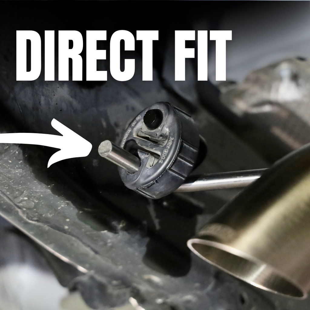 2024-2025 Toyota Tacoma Carven Exhaust Max Clearance Dump Exit Kit