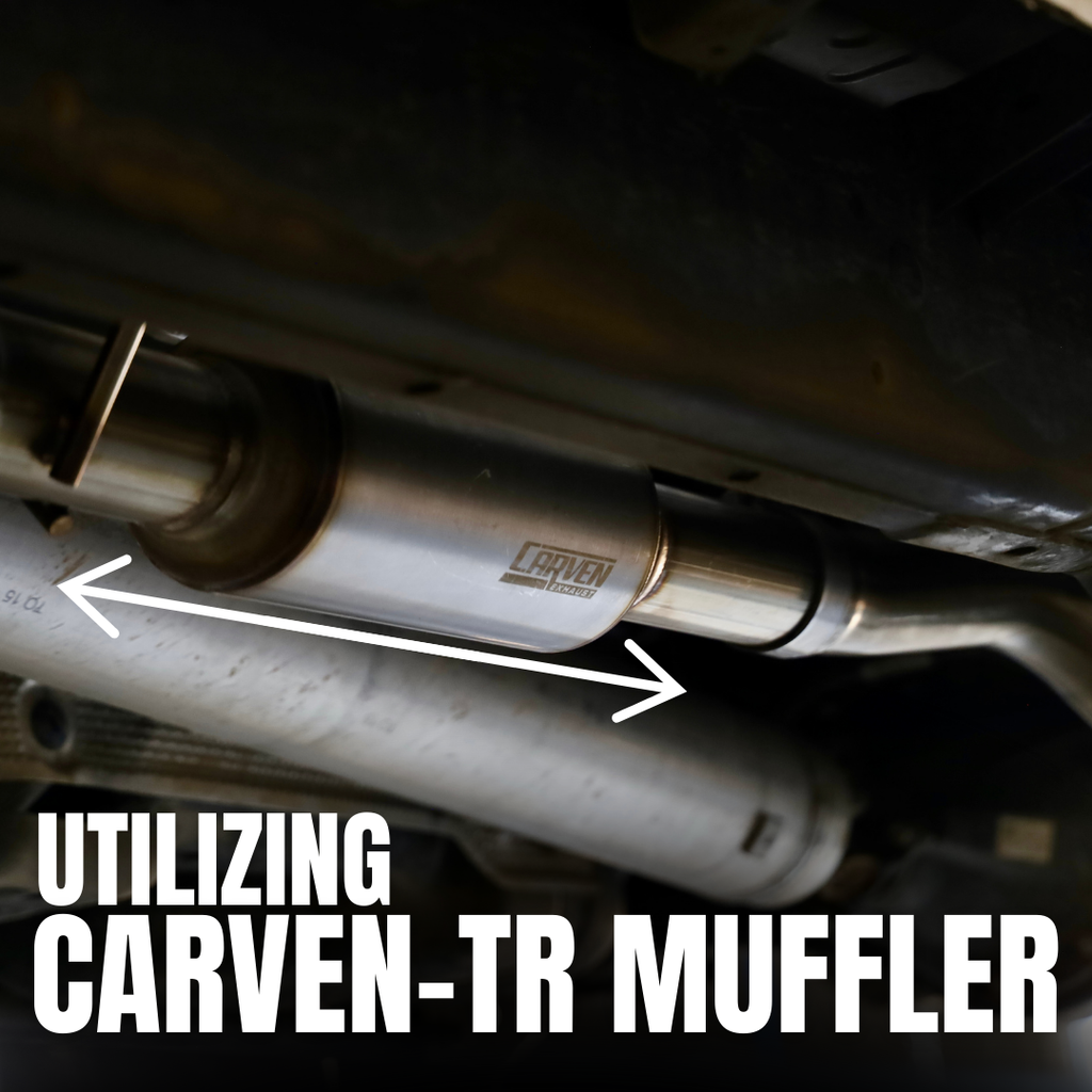 2024-2025 Toyota Tacoma Carven Exhaust Max Clearance Dump Exit Kit