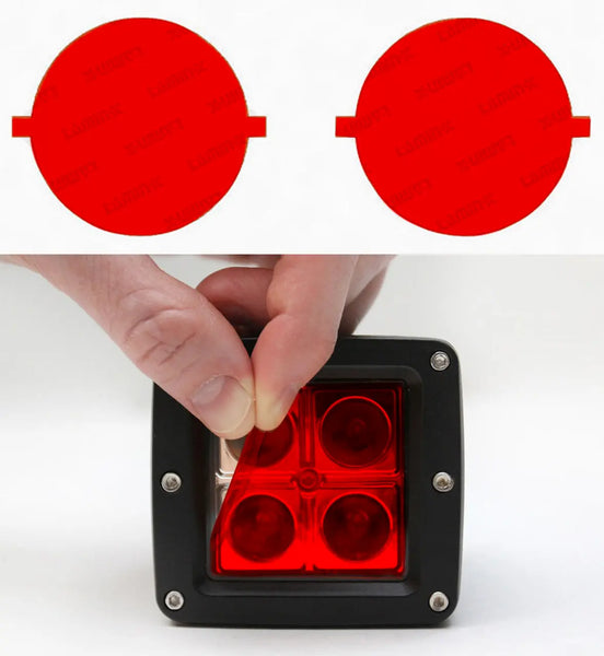 One 2" x 2" Universal LED Light Film Cover – Cali Raised LED