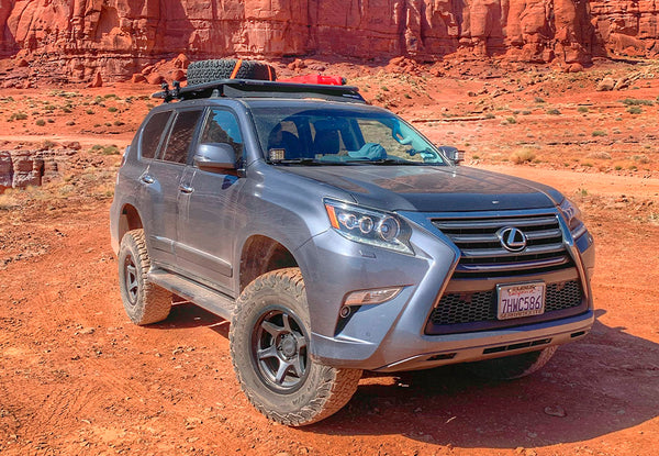 Low Profile LED Ditch Light Mounting Brackets For 2010-2022 Lexus GX 460