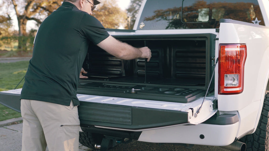 AeroBox™ AeroDynamic Rear Mount Truck Cargo Box