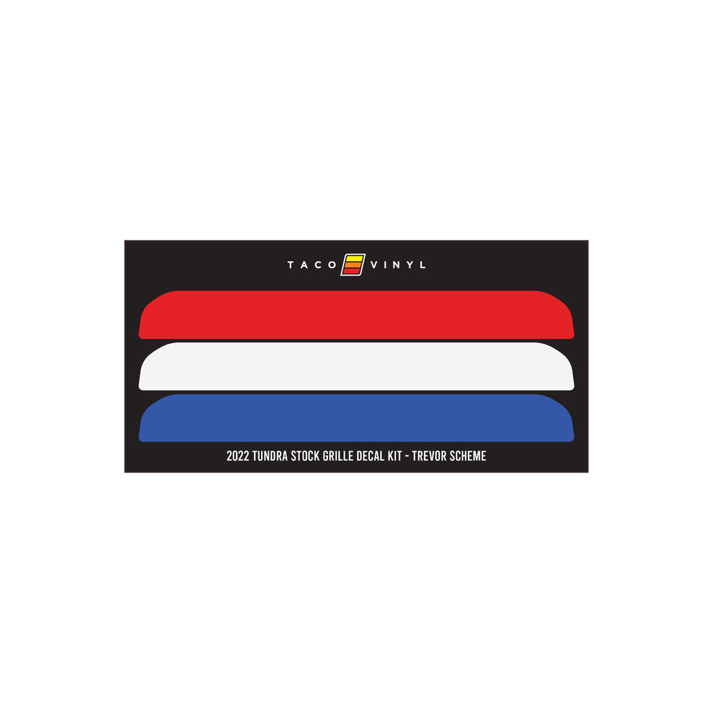 2022+ Tundra Offroad Grille Decal