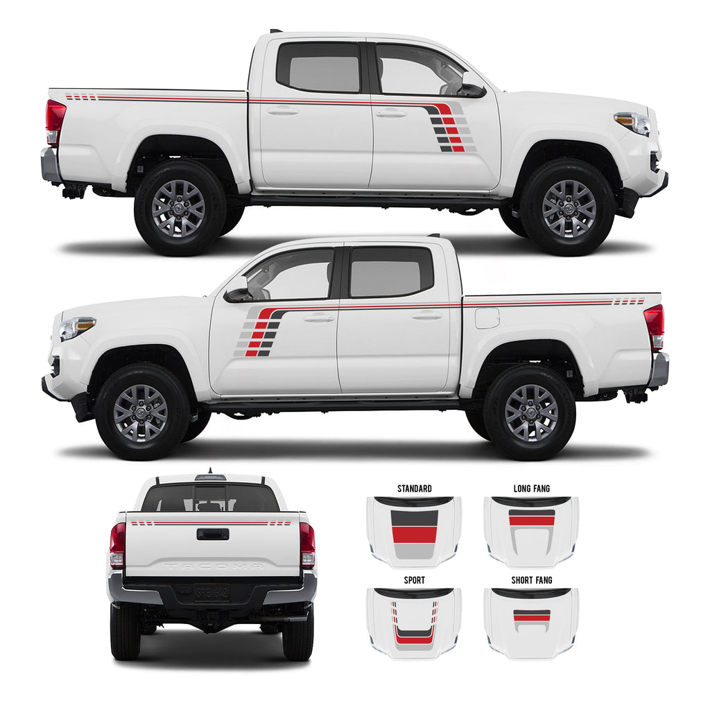 2016-2023 Tacoma Checkered Stripe Kit