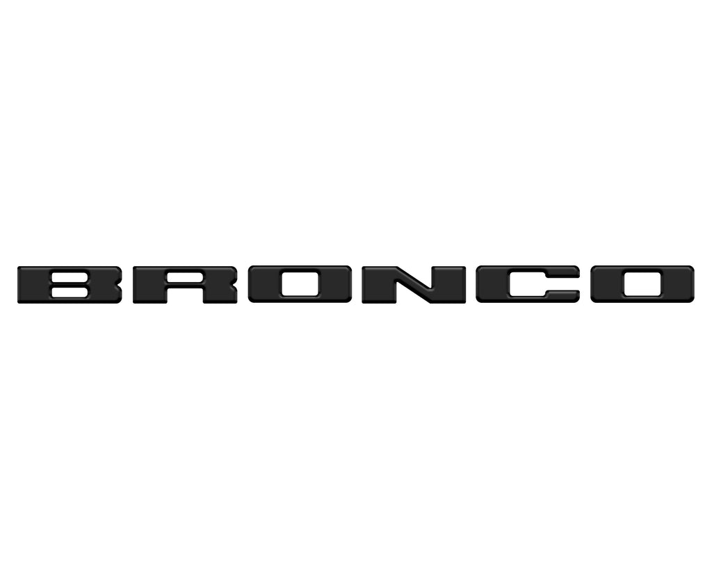 Front Grille Letters Overlays Fits 2021-2024 Ford Bronco Sport
