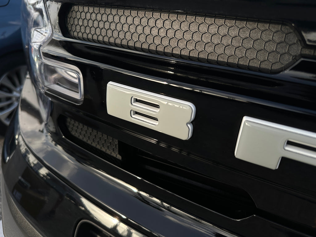 Front Grille Letters Overlays Fits 2021-2026 Ford Bronco Sport