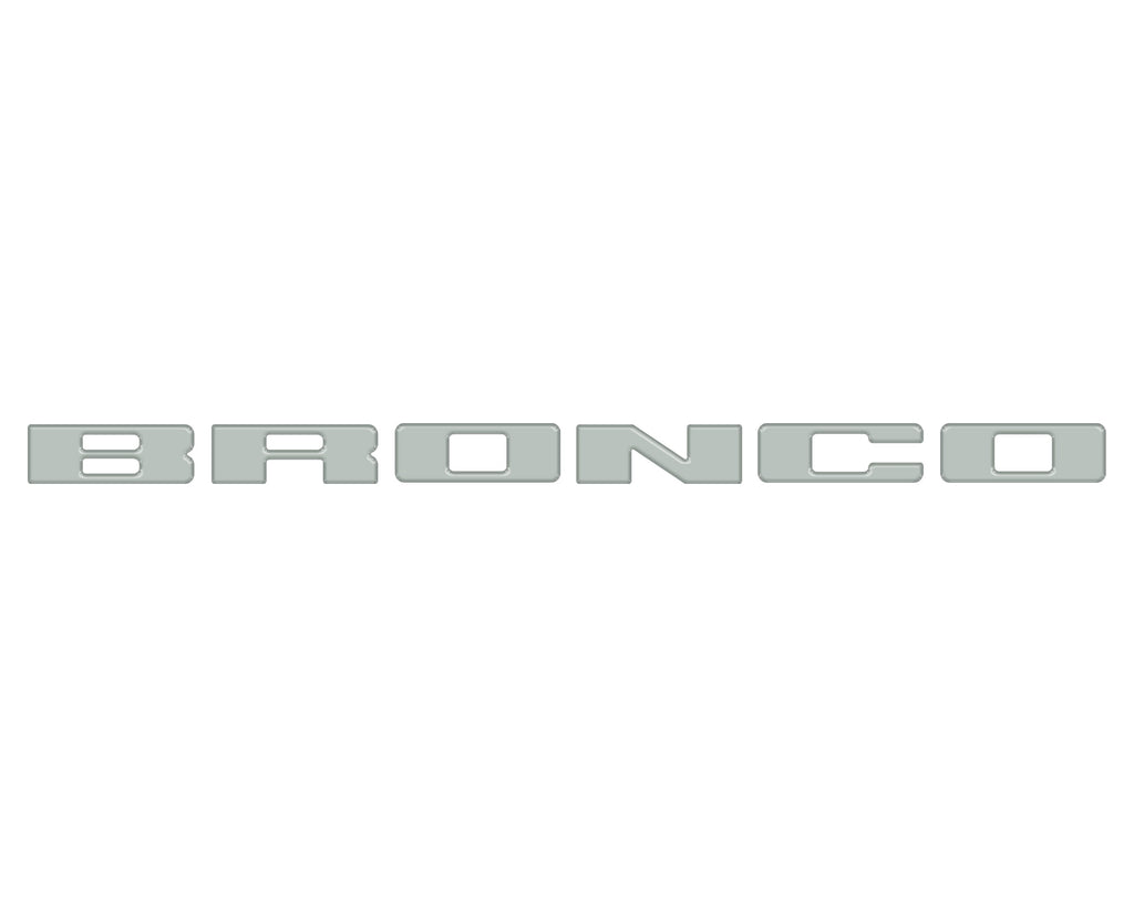 Front Grille Letters Overlays Fits 2021-2026 Ford Bronco Sport