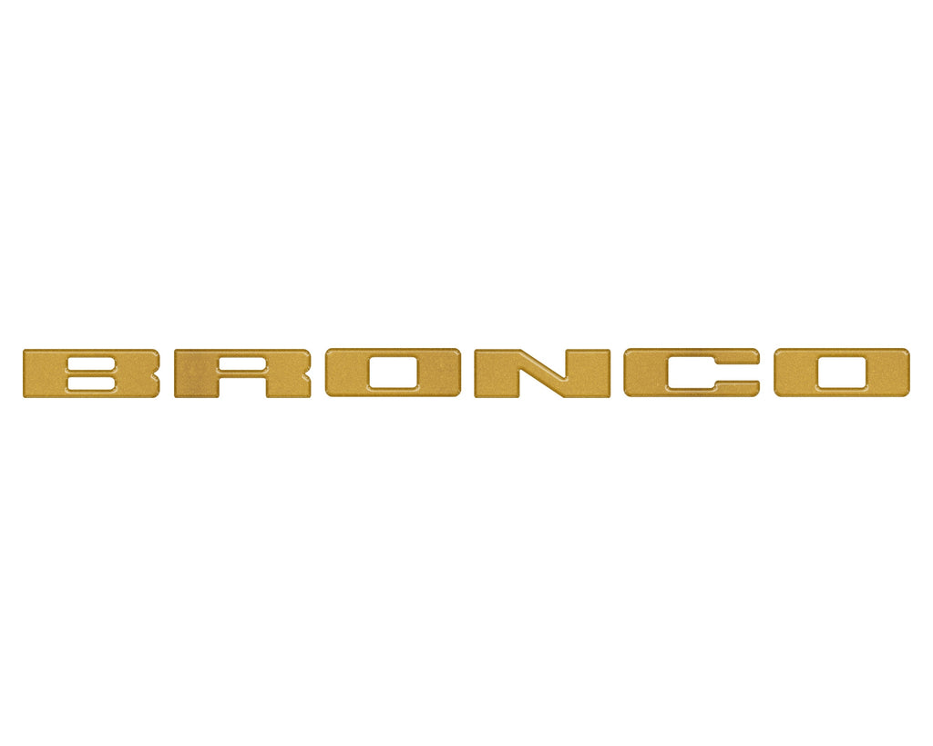 Front Grille Letters Overlays Fits 2021-2024 Ford Bronco Sport