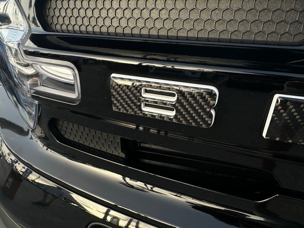 Front Grille Letters Overlays Fits 2021-2026 Ford Bronco Sport