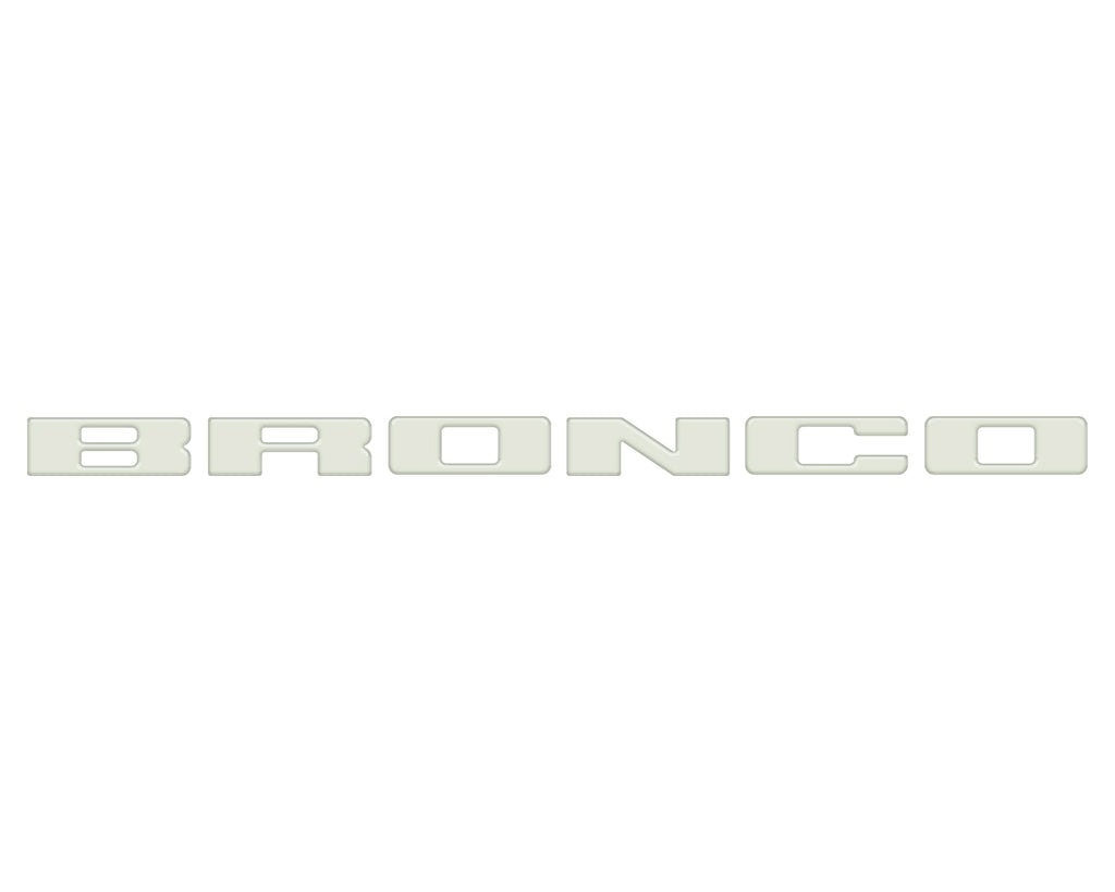 Front Grille Letters Overlays Fits 2021-2026 Ford Bronco Sport