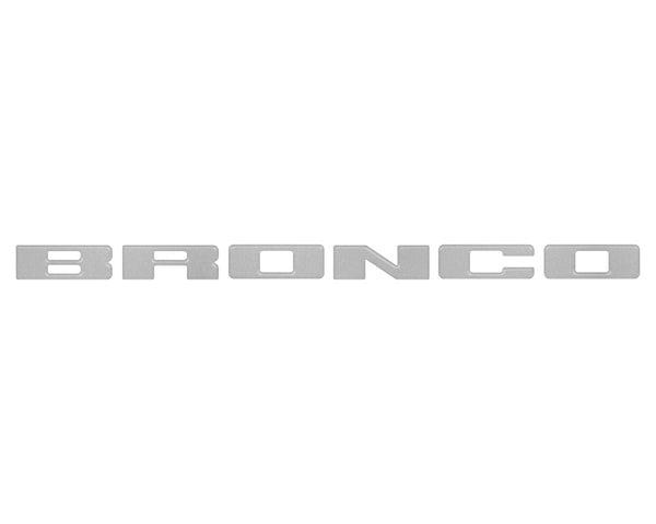 Front Grille Letters Overlays Fits 2021-2024 Ford Bronco Sport