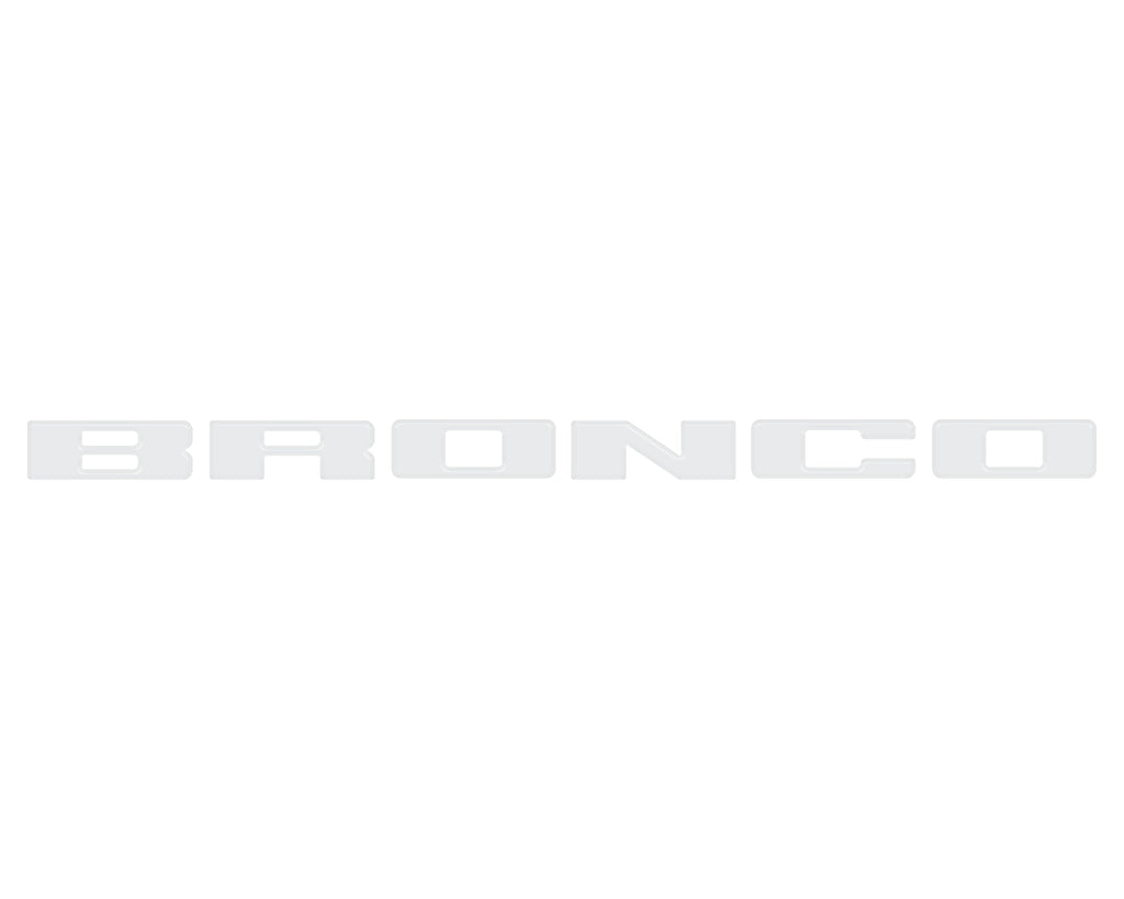 Front Grille Letters Overlays Fits 2021-2026 Ford Bronco Sport