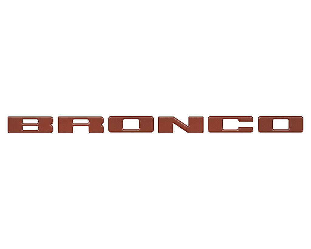 Front Grille Letters Overlays Fits 2021-2024 Ford Bronco Sport