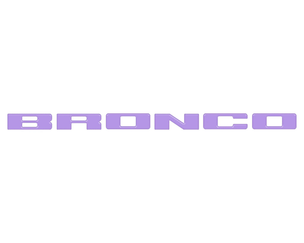 Front Grille Letters Overlays Fits 2021-2026 Ford Bronco Sport