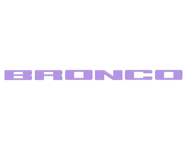 Front Grille Letters Overlays Fits 2021-2026 Ford Bronco Sport
