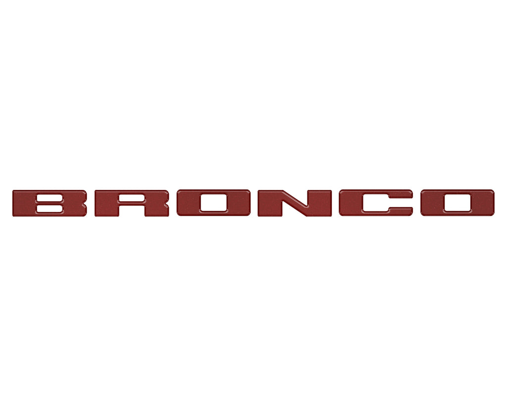 Front Grille Letters Overlays Fits 2021-2024 Ford Bronco Sport