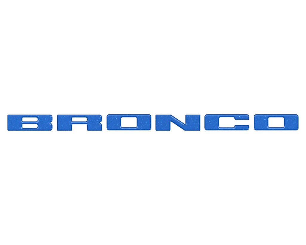 Front Grille Letters Overlays Fits 2021-2024 Ford Bronco Sport