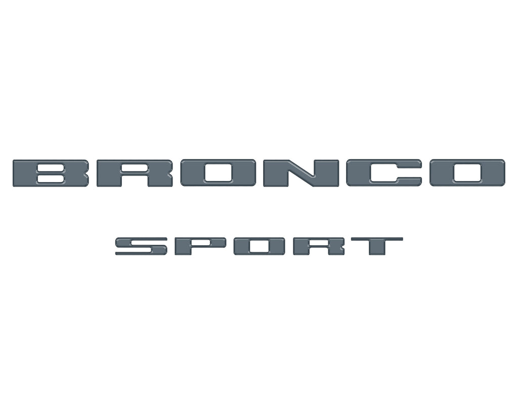 Rear Liftgate Letter Overlays Fits 2021-2024 Ford Bronco Sport