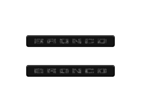 Bronco Logoed Door Sill Overlay Fits 2021-2026 Ford Bronco Sport