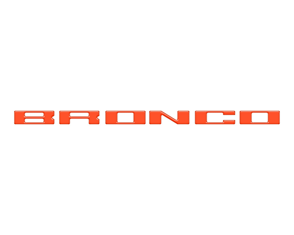 Glove Box Letters Inserts Fits 2021-2026 Ford Bronco