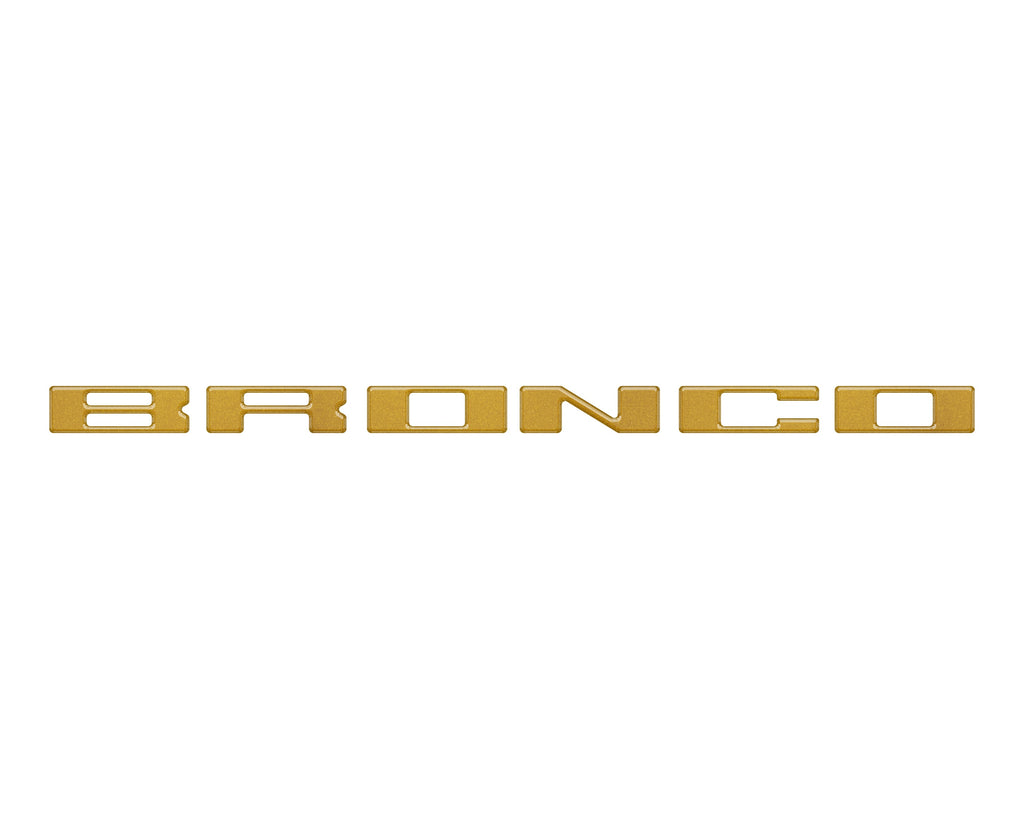 Glove Box Letters Inserts Fits 2021-2026 Ford Bronco