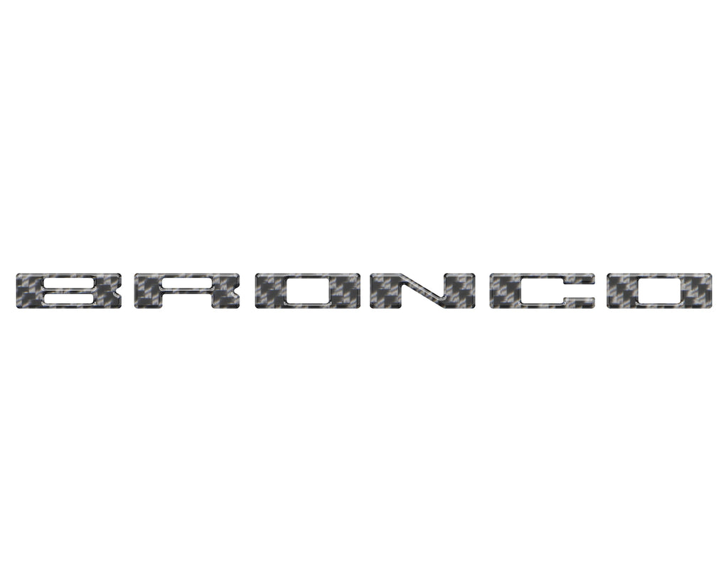 Glove Box Letters Inserts Fits 2021-2024 Ford Bronco