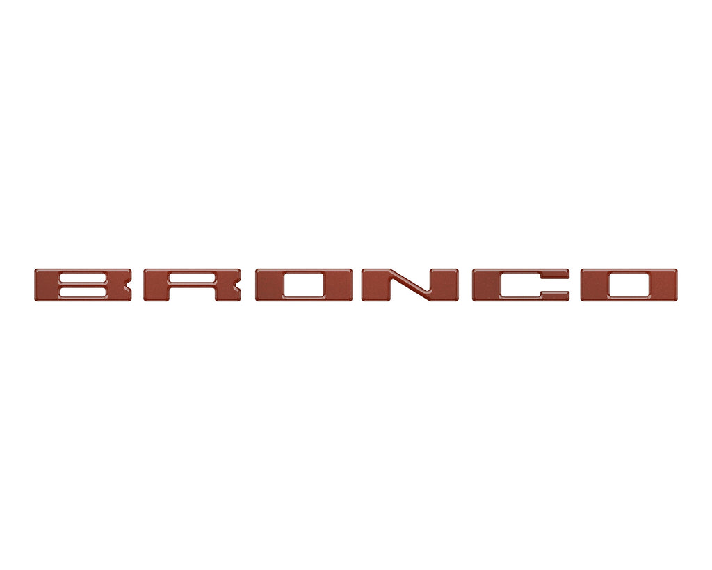 Glove Box Letters Inserts Fits 2021-2026 Ford Bronco