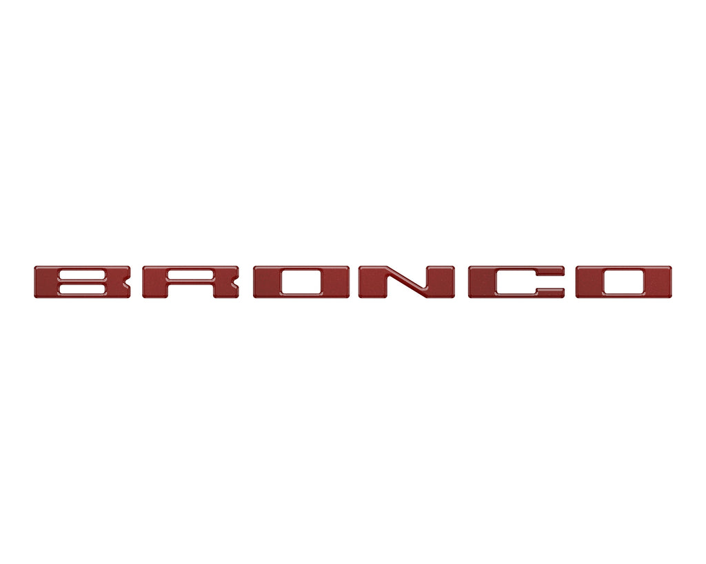 Glove Box Letters Inserts Fits 2021-2026 Ford Bronco