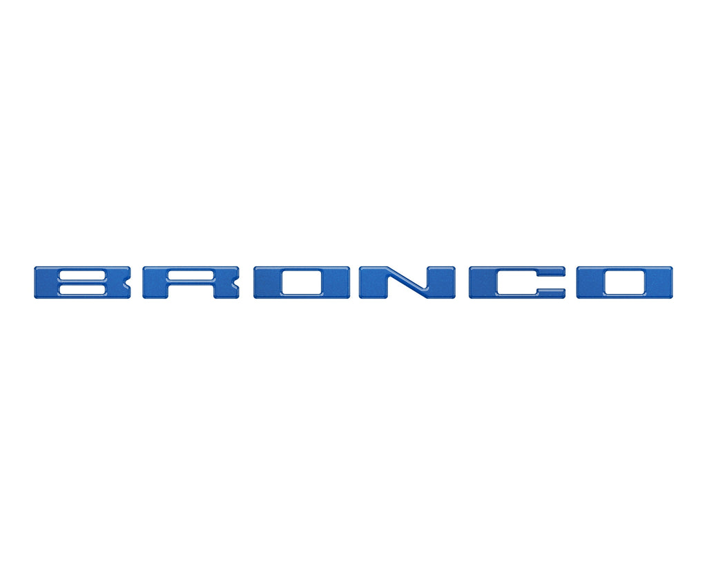 Glove Box Letters Inserts Fits 2021-2026 Ford Bronco