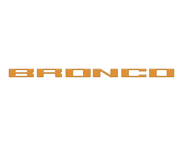 Glove Box Letters Inserts Fits 2021-2026 Ford Bronco