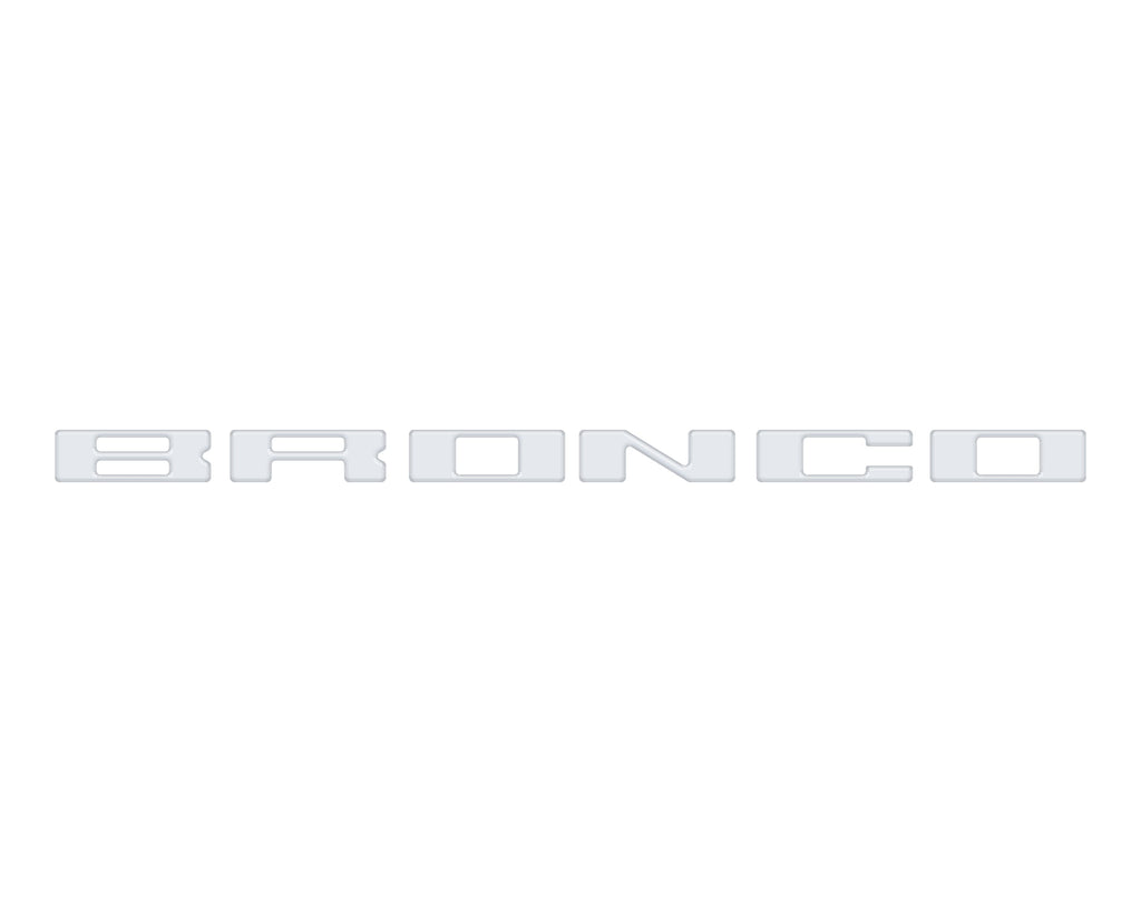 Glove Box Letters Inserts Fits 2021-2026 Ford Bronco