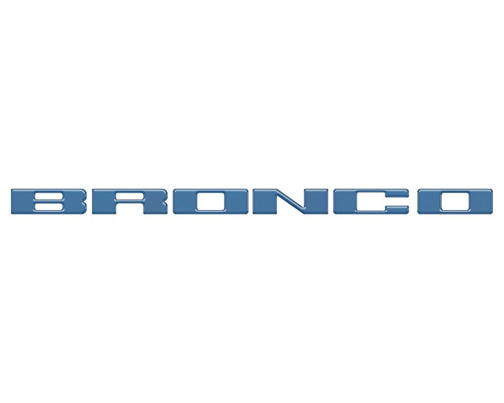 Front Grille Letter Overlays Fits 2021-2024 Ford Bronco