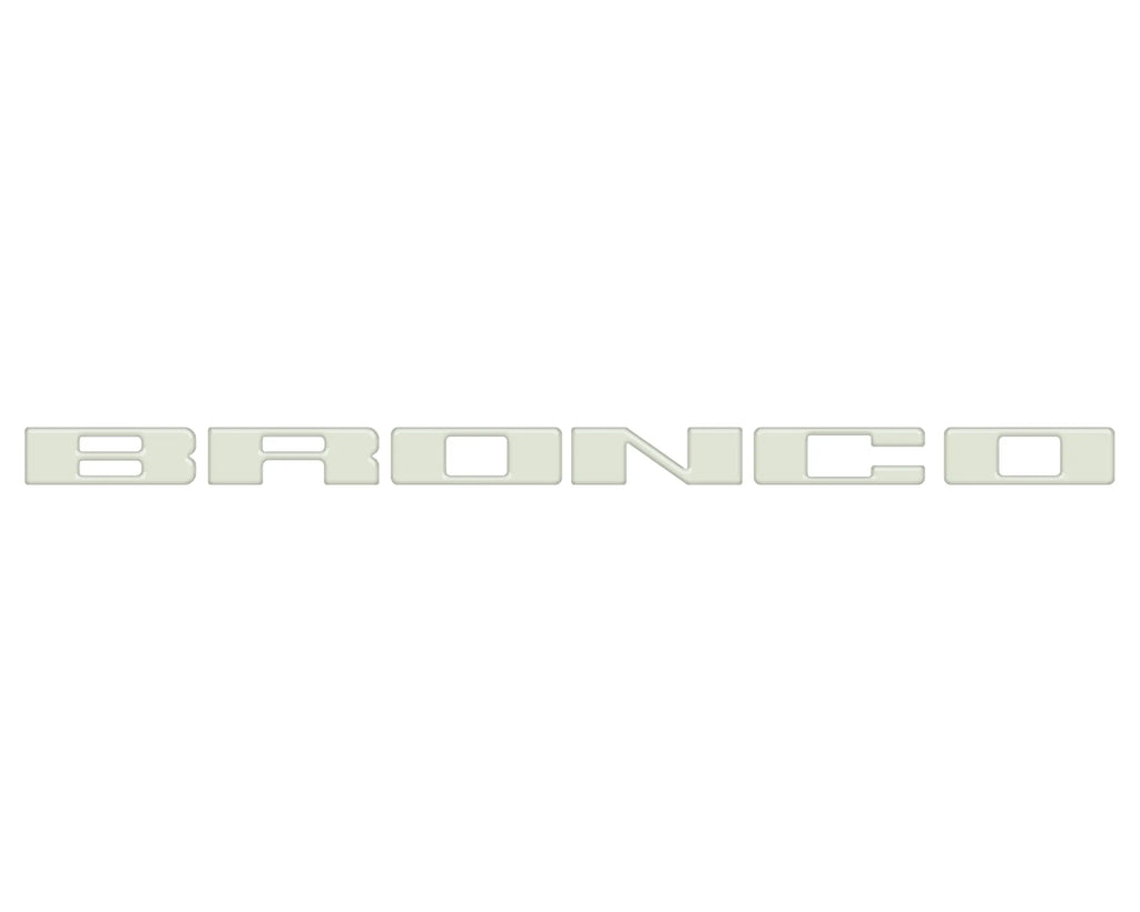 Front Grille Letter Overlays Fits 2021-2026 Ford Bronco