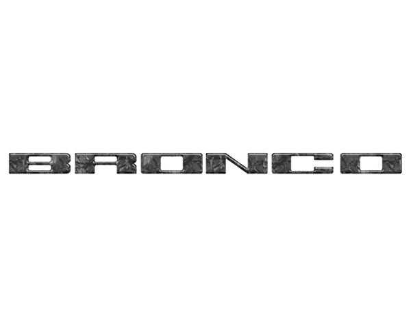Front Grille Letter Overlays Fits 2021-2024 Ford Bronco