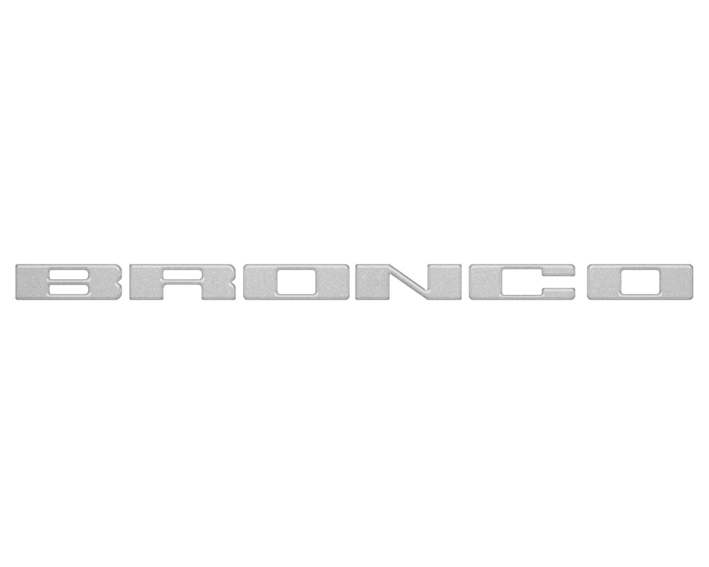 Front Grille Letter Overlays Fits 2021-2024 Ford Bronco