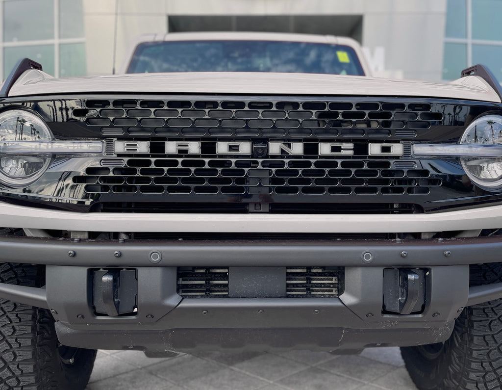 Front Grille Letter Overlays Fits 2021-2026 Ford Bronco