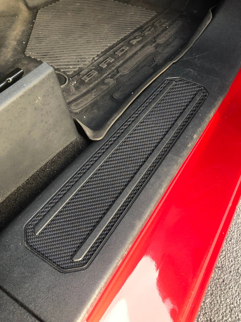Door Sill Plate Overlays Fits 2021-2024 Ford Bronco