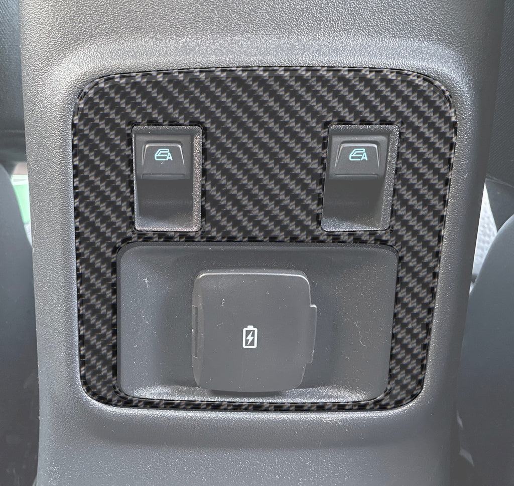 Rear Center Console Accent Overlays Fits 2021-2024 Ford Bronco