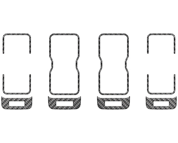 A/C Vent Accent Overlays Fits 2021-2024 Ford Bronco