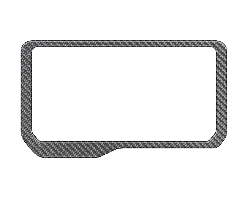 2021-2026 Ford Bronco 8 inch screen overlay installed detail