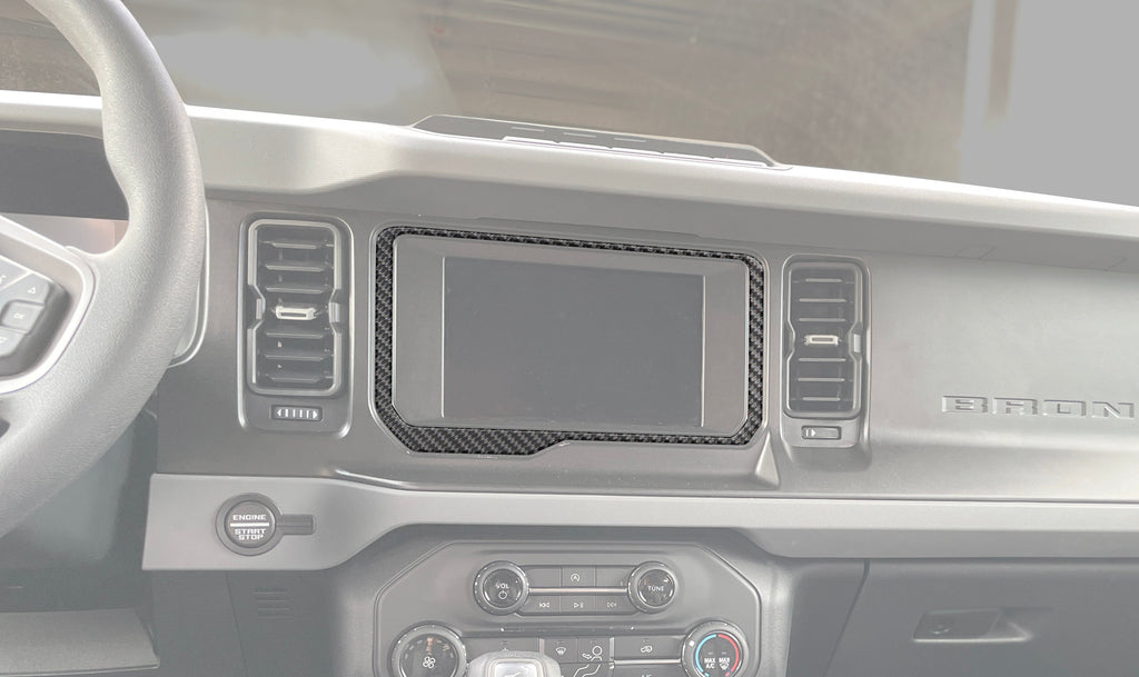8 inch Display Screen Accent Overlay Fits 2021-2026 Ford Bronco