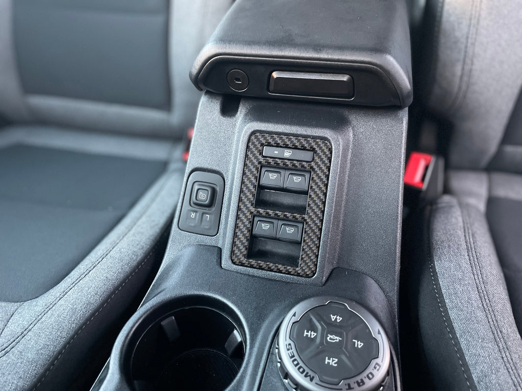 Window Control Switch Accent Overlay Fits 2021-2024 Ford Bronco