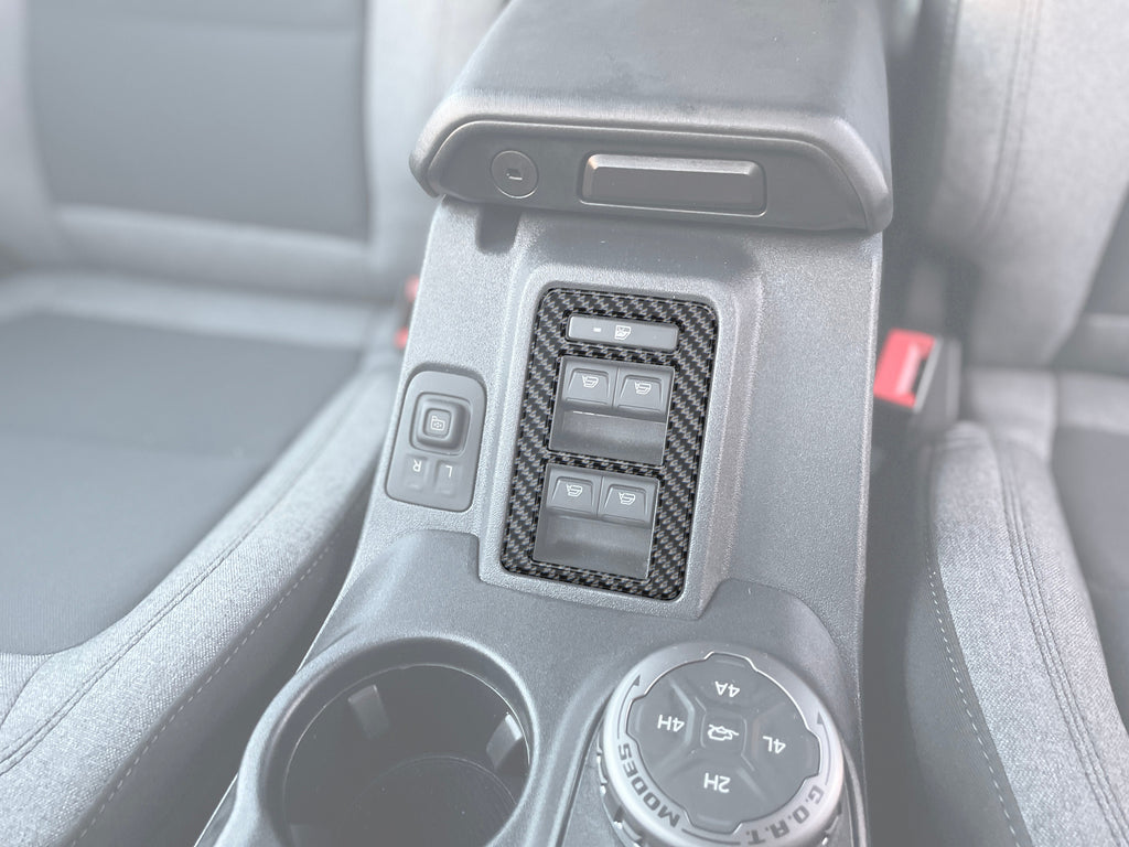 Window Control Switch Accent Overlay Fits 2021-2024 Ford Bronco