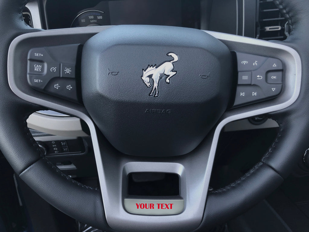 Steering Wheel Accent Overlay Fits 2021-2026 Ford Bronco