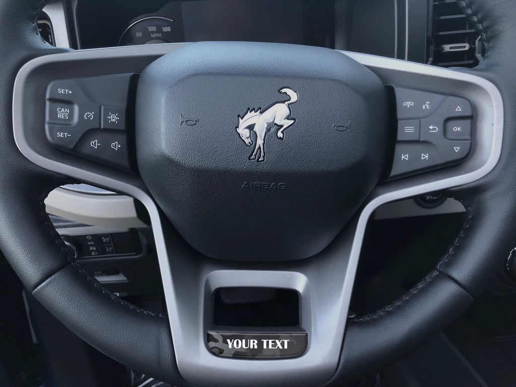 Steering Wheel Accent Overlay Fits 2021-2026 Ford Bronco