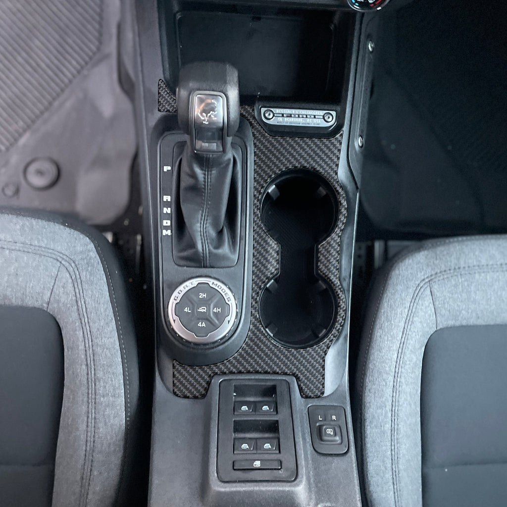 Transmission Center Console Accent Overlay Fits 2021-2024 Ford Bronco