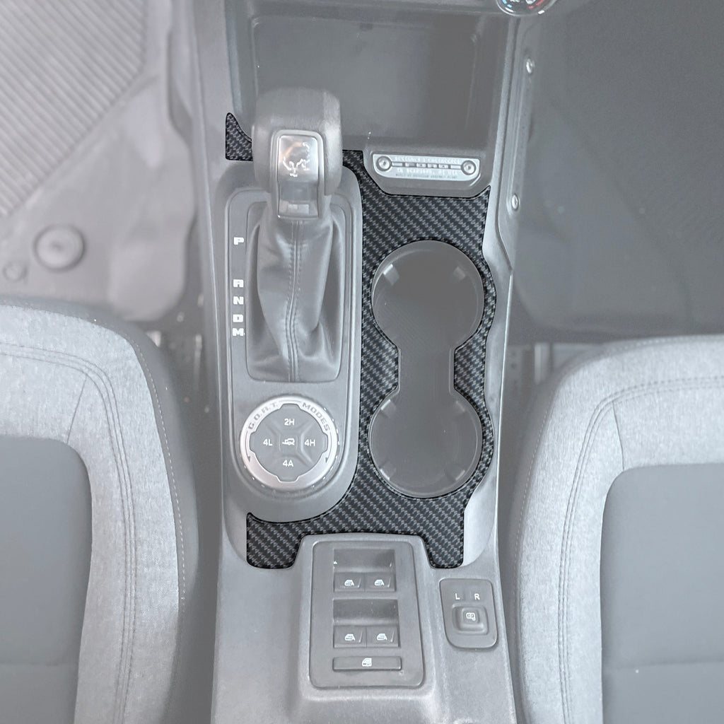 Transmission Center Console Accent Overlay Fits 2021-2024 Ford Bronco