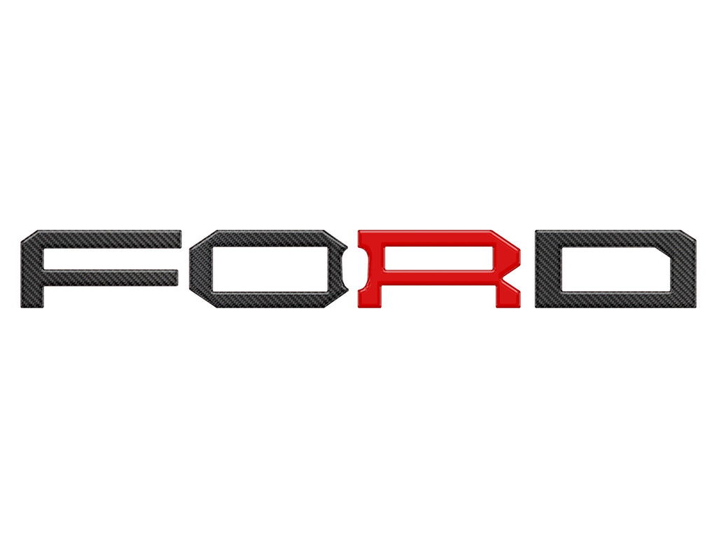 Raptor Front Grill Letter Overlays Fits 2022-2024 Ford Bronco