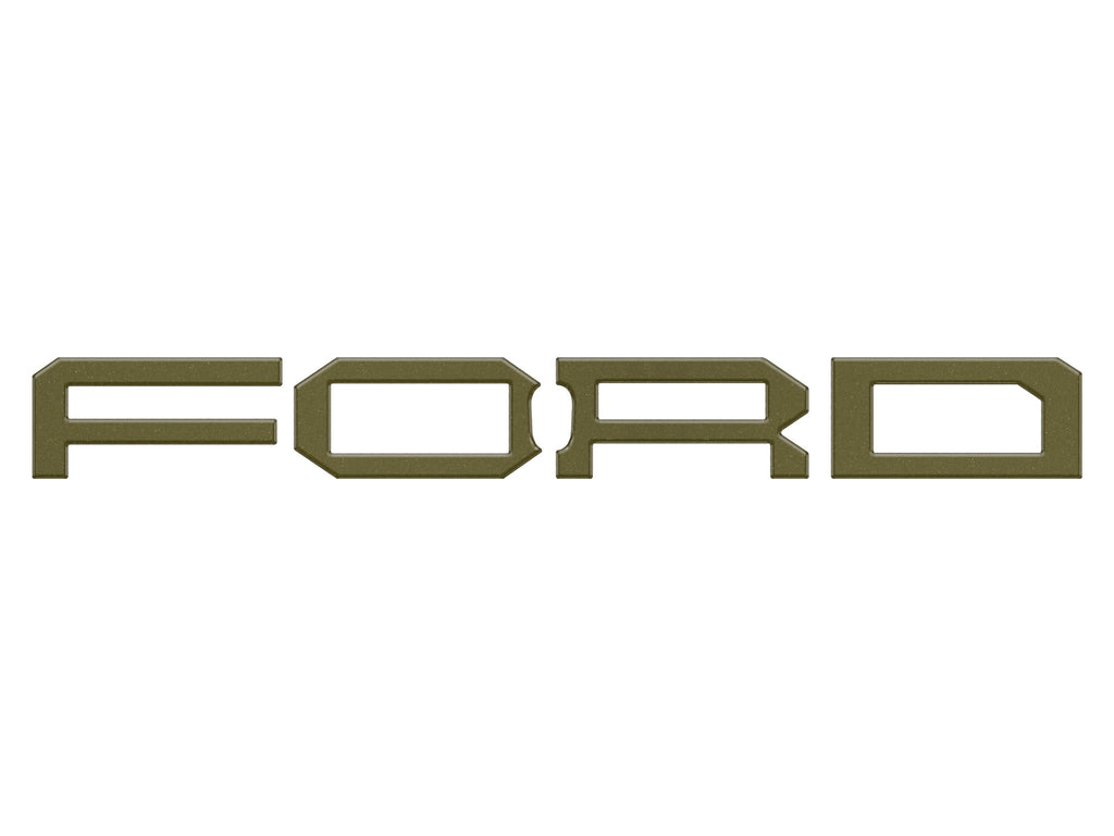 Raptor Front Grille Letter Overlays Fits 2022-2026 Ford Bronco