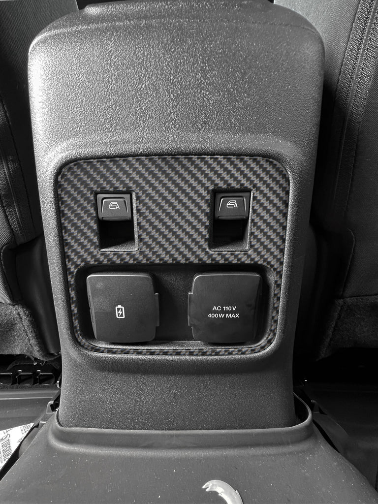 Rear Center Console Accent Overlays Fits 2021-2024 Ford Bronco