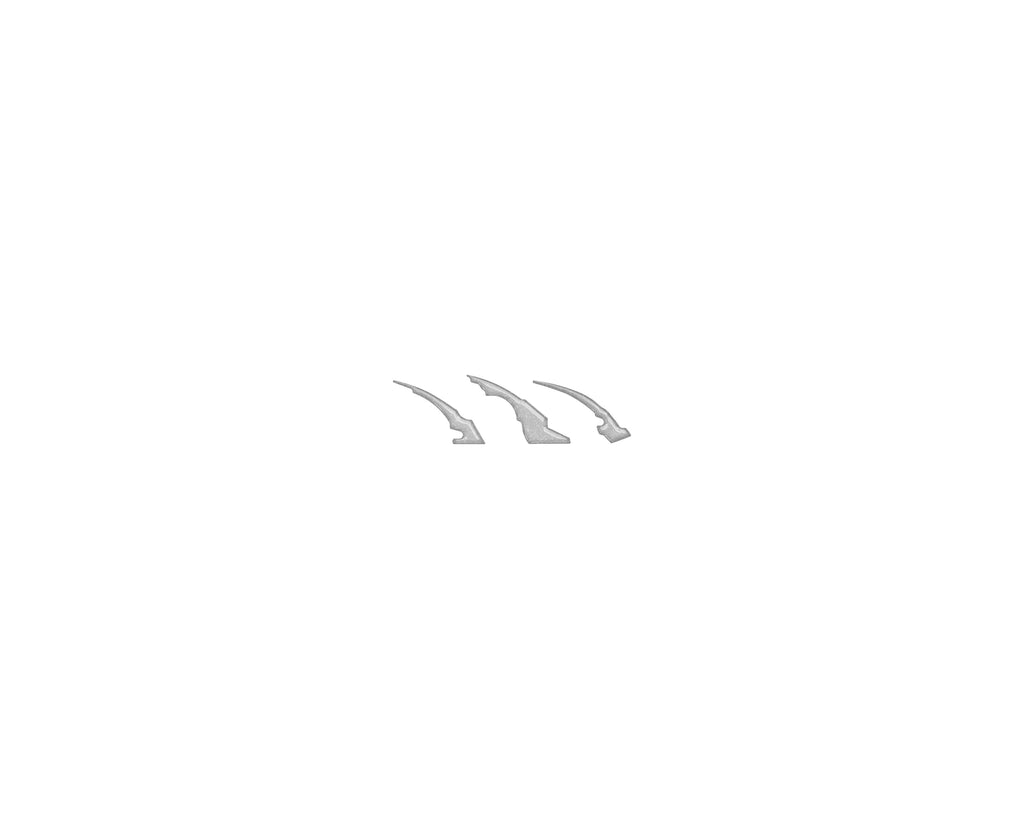 Raptor Emblem Claw Mark Inserts Fits 2023-2024 Ford Bronco Raptor